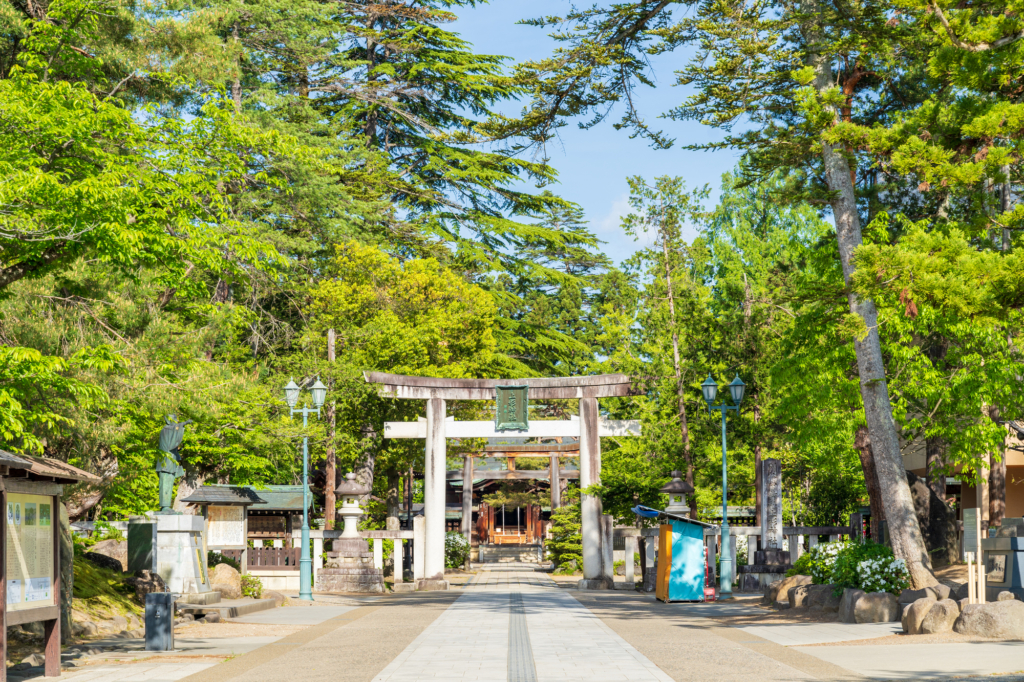 Sando Path Leading to Shrine