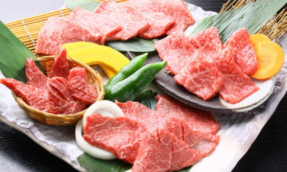 4 types of yakiniku meat