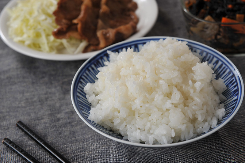 cơm nấu từ gạo Tsuyahime